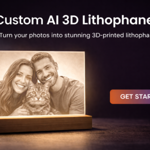 Custom AI 3D Lithophane